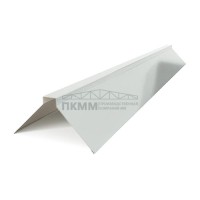 Планка конька плоского 150х150х2000-0.45 Полиэстер RAL7047