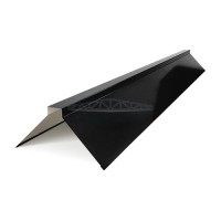 Планка конька плоского 190х190х2000-0.45 Viking RAL9005 Планка конька плоского 190х190х2000-0.45 Viking RAL9005
