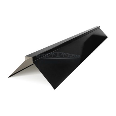 Планка конька плоского 150х150х2000-0.45 Viking RAL9005 Планка конька плоского 150х150х2000-0.45 Viking RAL9005