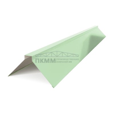 Планка конька плоского 120х120х2000-0.5 Norman RAL6019 Планка конька плоского 120х120х2000-0.5 Norman RAL6019
