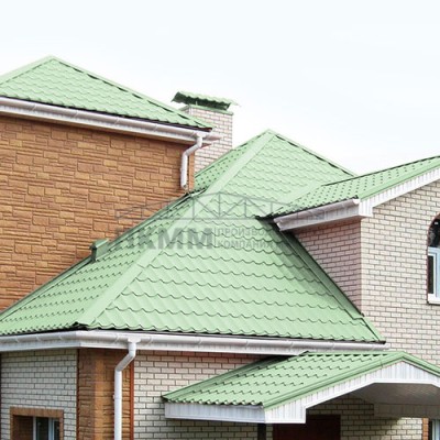 Планка конька плоского 120х120х2000-0.5 Norman RAL6019 Планка конька плоского 120х120х2000-0.5 Norman RAL6019