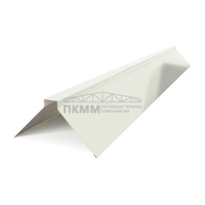 Планка конька плоского 190х190х2000-0.45 Полиэстер RAL9003 Планка конька плоского 190х190х2000-0.45 Полиэстер RAL9003