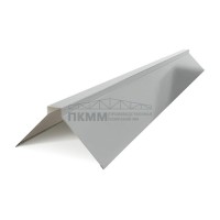 Планка конька плоского 150х150х2000-0.5 Призма RAL9006