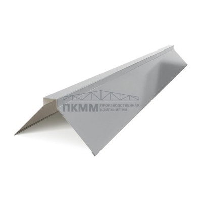 Планка конька плоского 120х120х2000-0.5 Полиэстер RAL7004 Планка конька плоского 120х120х2000-0.5 Полиэстер RAL7004