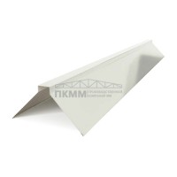Планка конька плоского 150х150х2000-0.5 Полиэстер RAL9002
