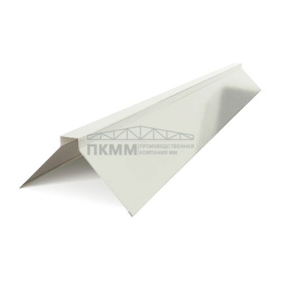 Планка конька плоского 150х150х2000-0.5 Полиэстер RAL9002