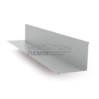 Планка примыкания верхняя 250х147х2000-0.5 Призма RAL9006 Планка примыкания верхняя 250х147х2000-0.5 Призма RAL9006