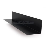 Планка примыкания верхняя 250х147х2000-0.5 Viking E RAL9005 Планка примыкания верхняя 250х147х2000-0.5 Viking E RAL9005