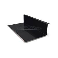 Планка примыкания нижняя 250х122х2000-0.5 PURMAN RAL9005 Планка примыкания нижняя 250х122х2000-0.5 PURMAN RAL9005