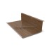 Планка примыкания нижняя 250х122х2000-0.5 ECOSTEEL_MA Мореный Дуб Планка примыкания нижняя 250х122х2000-0.5 ECOSTEEL_MA Мореный Дуб