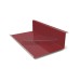 Планка примыкания нижняя 250х122х2000-0.5 Norman RAL3011 Планка примыкания нижняя 250х122х2000-0.5 Norman RAL3011
