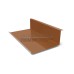 Планка примыкания нижняя 250х122х2000-0.5 PURMAN Argillite