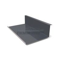 Планка примыкания нижняя 250х122х2000-0.45 Viking RAL7024