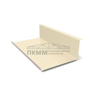 Планка примыкания нижняя 250х122х2000-0.5 Пластизол RAL1015 Планка примыкания нижняя 250х122х2000-0.5 Пластизол RAL1015