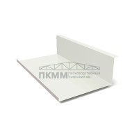 Планка примыкания нижняя 250х122х2000-0.45 Полиэстер RAL9010