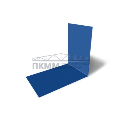 Планка снегозадержания усиливающая 0,5 Satin RAL5005 с пленкой