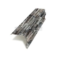 Планка торцевая 90х115х2000-0.5 ECOSTEEL Белый Камень Планка торцевая 90х115х2000-0.5 ECOSTEEL Белый Камень
