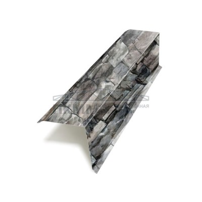 Планка торцевая 95х120х2000-0.5 ECOSTEEL Белый Камень Планка торцевая 95х120х2000-0.5 ECOSTEEL Белый Камень