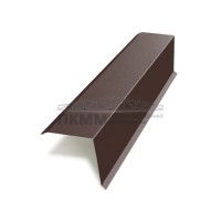 Планка торцевая 135х145х2000-0.5 Пластизол RAL8017 Планка торцевая 135х145х2000-0.5 Пластизол RAL8017