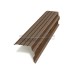Планка торцевая 90х115х2000-0.5 ECOSTEEL Мореный Дуб