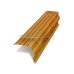 Планка торцевая 90х115х2000-0.5 ECOSTEEL_T ЗолотойДуб