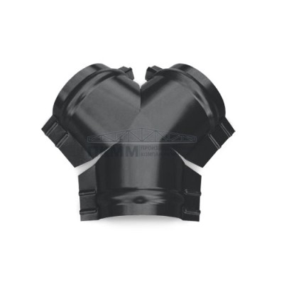 Тройник Y конька полукруглого 0,5 GreenCoat Pural BT, matt RR33 с пленкой