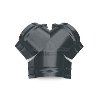 Тройник Y конька полукруглого 0,5 GreenCoat Pural BT, matt RR2H3 с пленкой