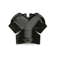 Тройник Y конька полукруглого 0,45 Drap RAL9005 с пленкой