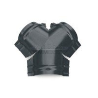 Тройник Y конька полукруглого 0,45 Drap RAL7016 с пленкой Тройник Y конька полукруглого 0,45 Drap RAL7016 с пленкой