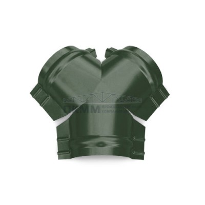 Тройник Y конька полукруглого 0,5 GreenCoat Pural BT RR11 с пленкой Тройник Y конька полукруглого 0,5 GreenCoat Pural BT RR11 с пленкой
