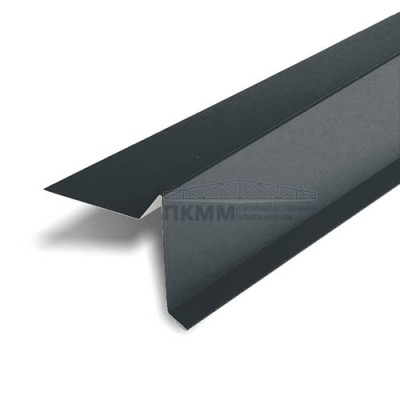 Планка ветровая 100х20х70 0,45 Drap ST RAL7016 с пленкой Планка ветровая 100х20х70 0,45 Drap ST RAL7016 с пленкой