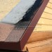 Планка ветровая двойная завальцовка 60х30х90 0,5 Satin RAL3009 с пленкой