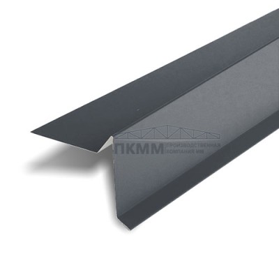 Планка ветровая 100х20х70 0,5 GreenCoat Pural BT RR23 с пленкой