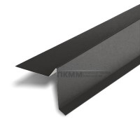 Планка ветровая 100х20х70 0,5 Satin RR32 с пленкой Планка ветровая 100х20х70 0,5 Satin RR32 с пленкой