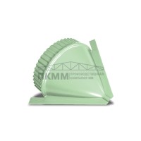 Заглушка конька круглого конусная-0.5 Norman RAL6019 Заглушка конька круглого конусная-0.5 Norman RAL6019
