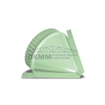 Заглушка конька круглого конусная-0.5 Norman RAL6019