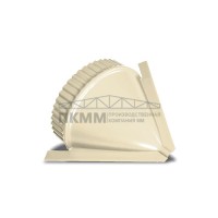 Заглушка конька круглого конусная-0.5 Norman RAL1015 Заглушка конька круглого конусная-0.5 Norman RAL1015