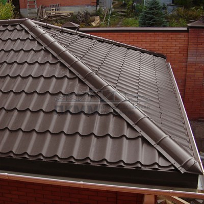Заглушка конька круглого конусная-0.5 Полиэстер RAL8017 Заглушка конька круглого конусная-0.5 Полиэстер RAL8017
