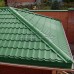 Заглушка конька круглого конусная-0.5 Полиэстер RAL6002