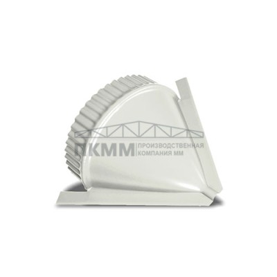 Заглушка конька круглого конусная-0.5 Norman RAL9002 Заглушка конька круглого конусная-0.5 Norman RAL9002