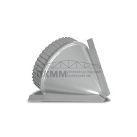 Заглушка конька круглого конусная-0.5 Norman RAL9006 Заглушка конька круглого конусная-0.5 Norman RAL9006