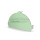 Заглушка конька круглого простая-0.5 Norman RAL6019