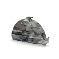 Заглушка конька круглого простая-0.5 ECOSTEEL Белый Камень Заглушка конька круглого простая-0.5 ECOSTEEL Белый Камень