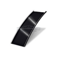 Продольно гнутый фальц гладкий 0,5 Velur20 RAL 9005