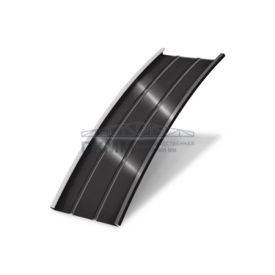 Продольно гнутый фальц профилированный 0,5 Velur20 RAL 8022