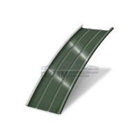 Продольно гнутый фальц профилированный 0,5 Полиэстер RAL 6020