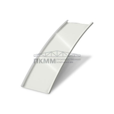 Продольно гнутый фальц гладкий 0,5 Satin RAL 9003 Продольно гнутый фальц гладкий 0,5 Satin RAL 9003