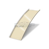 Продольно гнутый фальц гладкий 0,45 Полиэстер RAL 1015 Продольно гнутый фальц гладкий 0,45 Полиэстер RAL 1015