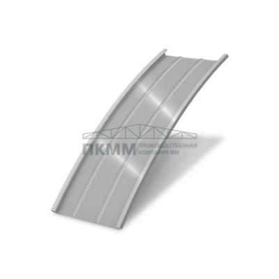 Продольно гнутый фальц профилированный 0,5 Satin RAL 9006