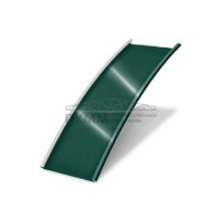 Продольно гнутый фальц гладкий 0,5 Quarzit RAL 6005 Продольно гнутый фальц гладкий 0,5 Quarzit RAL 6005